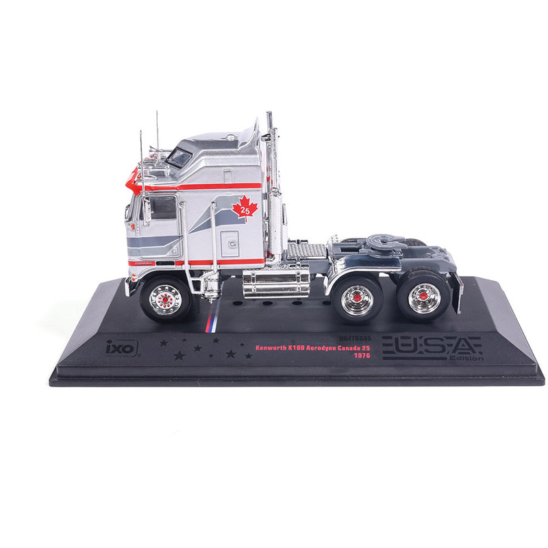 1/64 1976 Kenworth K100 Aerodyne Canada 25 Grey by IXO America
