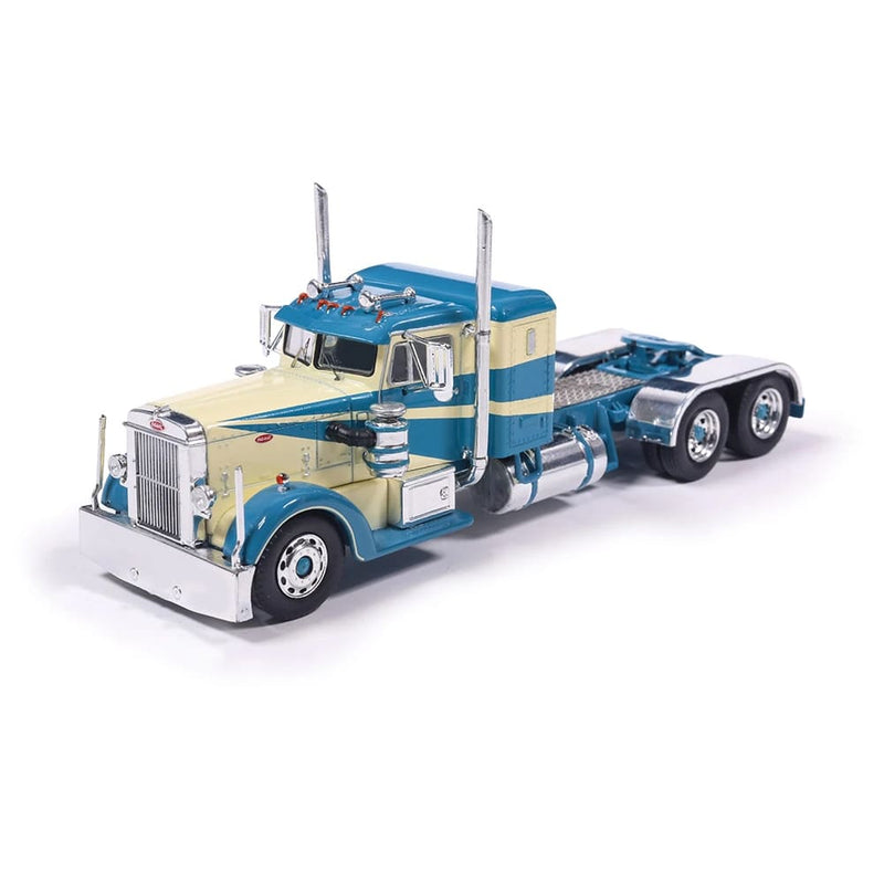 1/64 1952 Peterbilt 350 Semi Truck, Blue & Cream by IXO Models