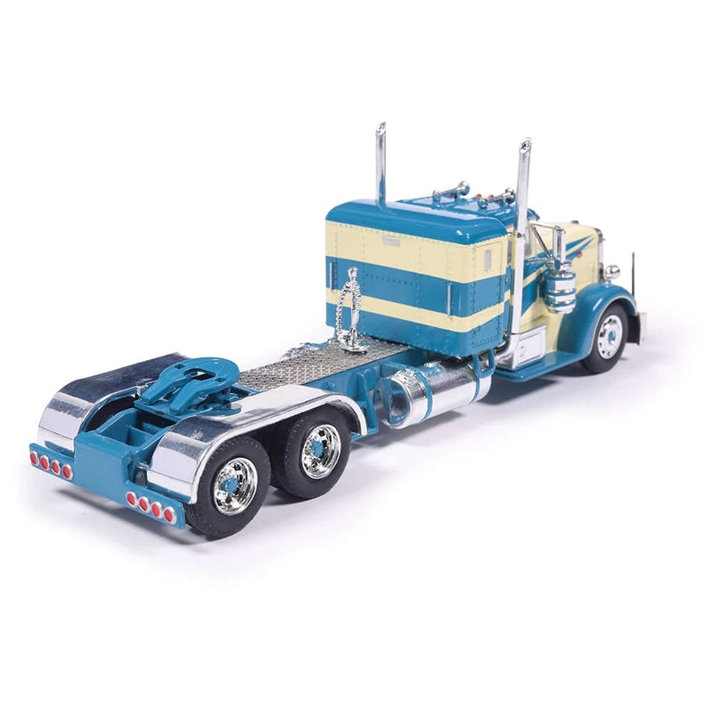 1/64 1952 Peterbilt 350 Semi Truck, Blue & Cream by IXO Models