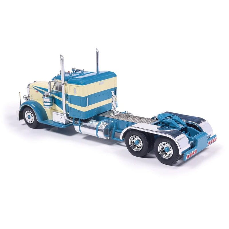 1/64 1952 Peterbilt 350 Semi Truck, Blue & Cream by IXO Models