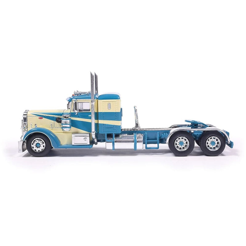 1/64 1952 Peterbilt 350 Semi Truck, Blue & Cream by IXO Models