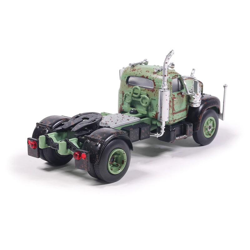 1/64 1953 Mack B61 Semi Truck, Rusty Green and Black by IXO America