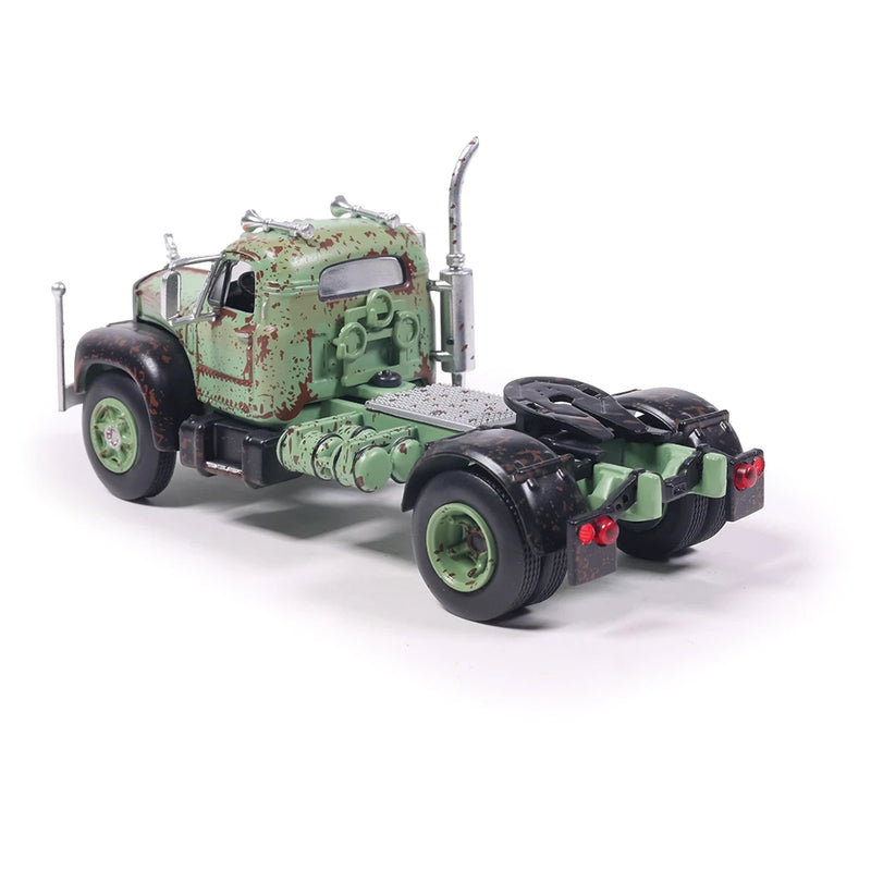 1/64 1953 Mack B61 Semi Truck, Rusty Green and Black by IXO America