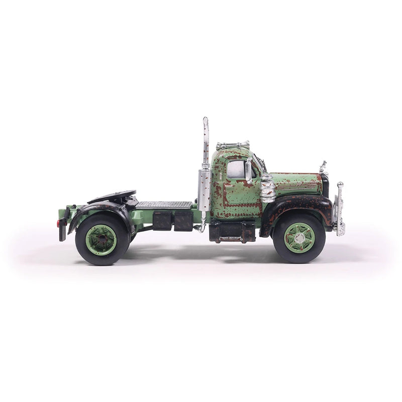 1/64 1953 Mack B61 Semi Truck, Rusty Green and Black by IXO America