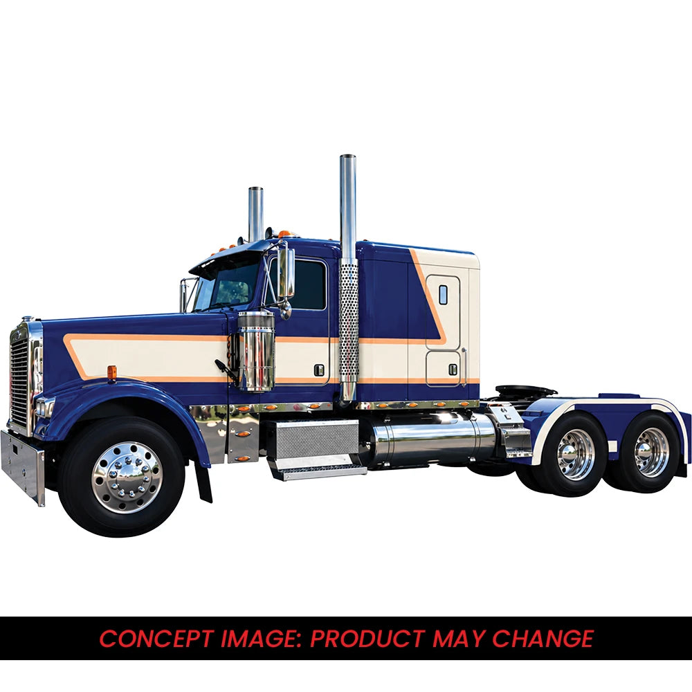 1/64 1998 Freightliner Classic Semi Truck, Blue, Cream, and Peach by I ...