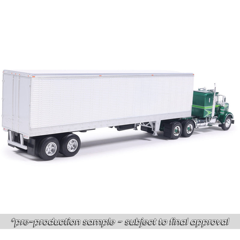 1/64 1974 Kenworth W925 Semi Truck, Green Yosemite Legacy Design with White Trailer by IXO