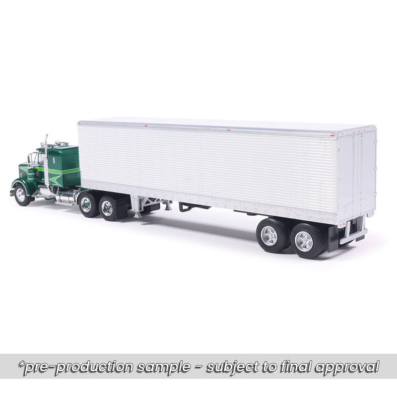 1/64 1974 Kenworth W925 Semi Truck, Green Yosemite Legacy Design with White Trailer by IXO