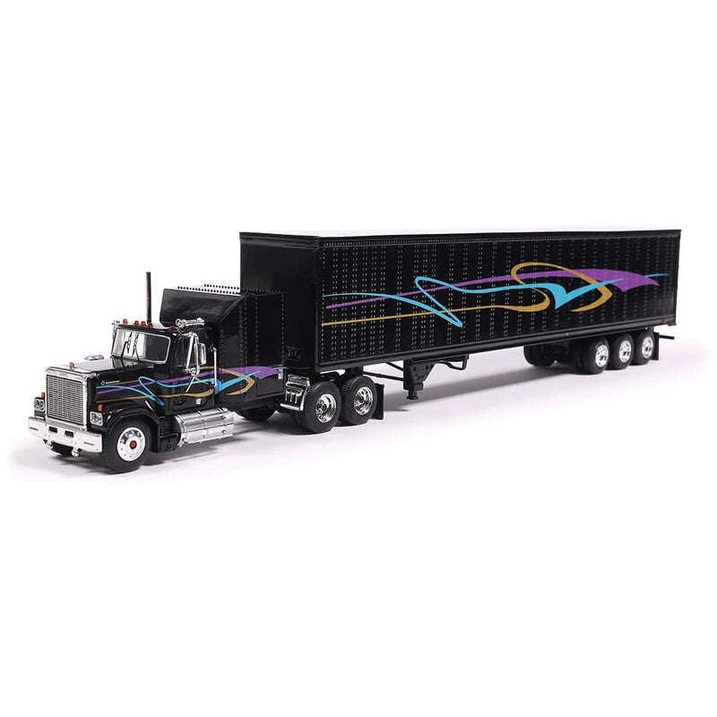 1/64 1980 GMC General with Black Trailer by IXO America