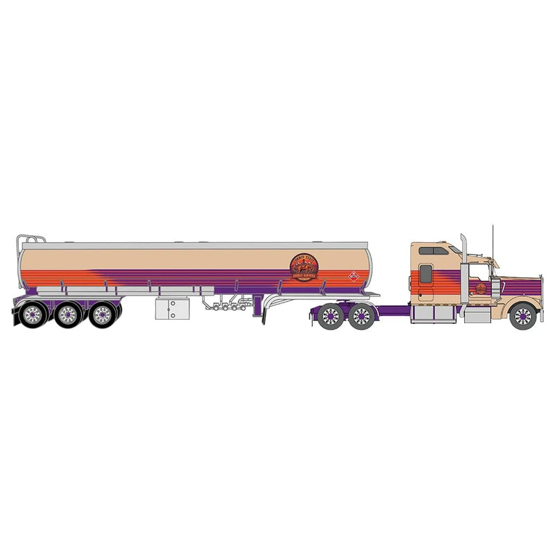 1/64 1976 Kenworth W900 Cowboy State with Tanker by IXO America