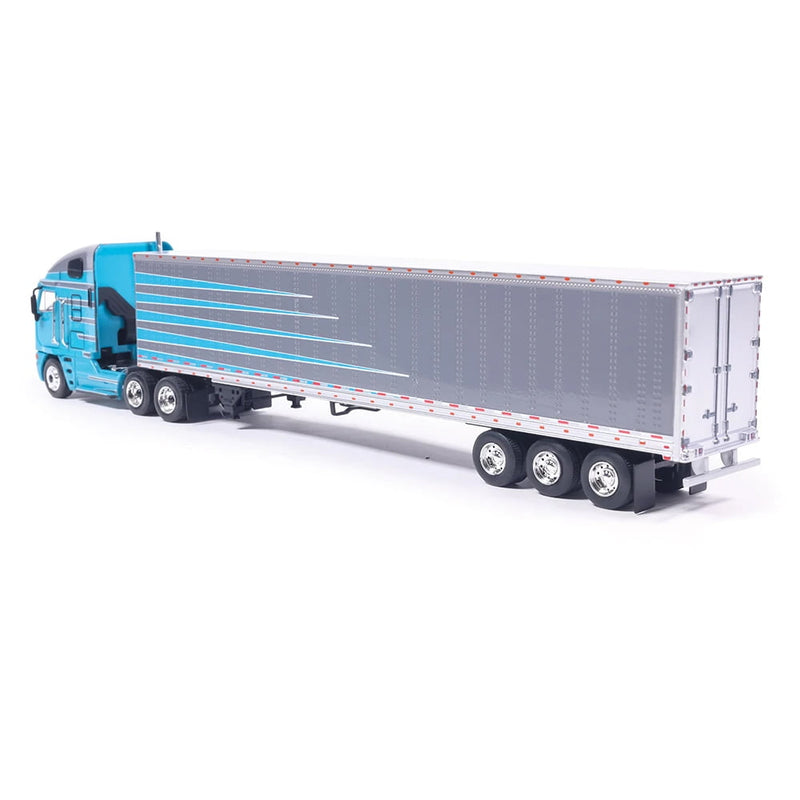 1/64 2002 Freightliner Argosy Grey and Blue with Modern Trailer by IXO America