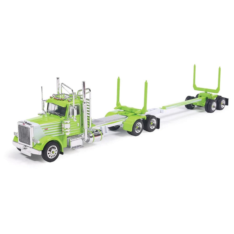 1/64 Peterbilt Logging Truck Green and White by IXO America