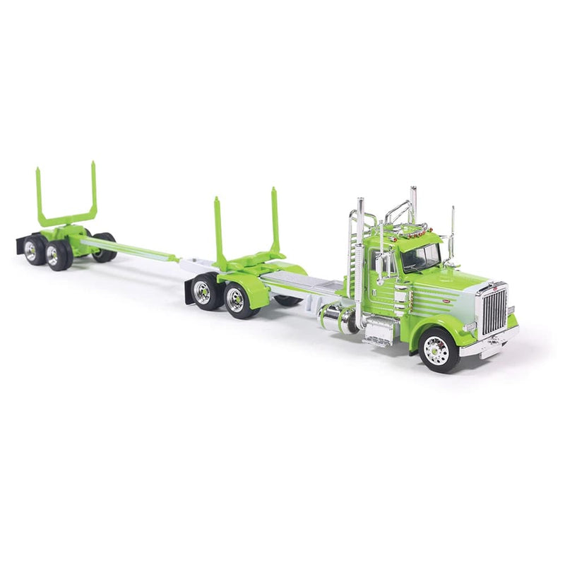 1/64 Peterbilt Logging Truck Green and White by IXO America