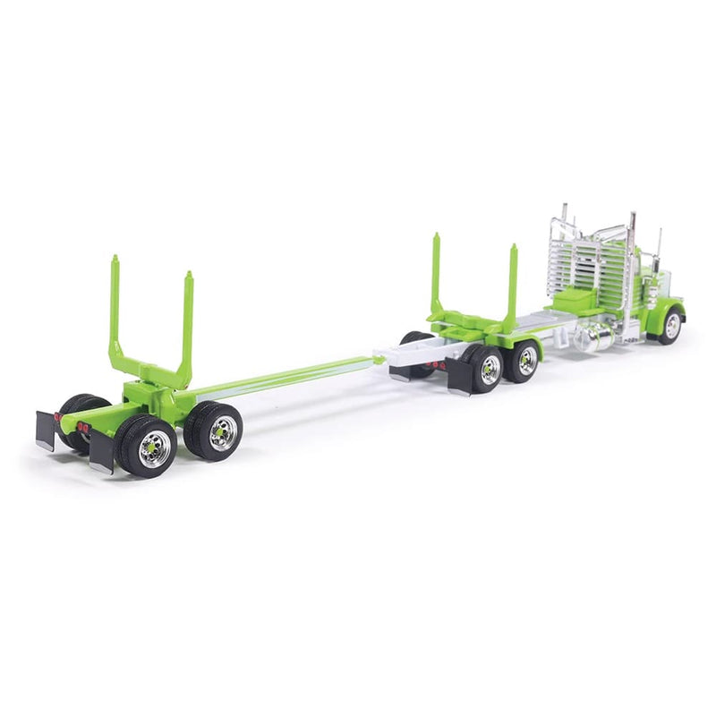 1/64 Peterbilt Logging Truck Green and White by IXO America