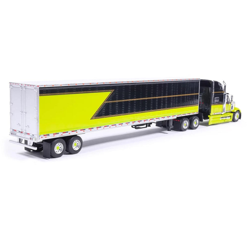 1/64 2010 International Lonestar Semi Truck with Reefer Trailer, Green and Black by IXO Models