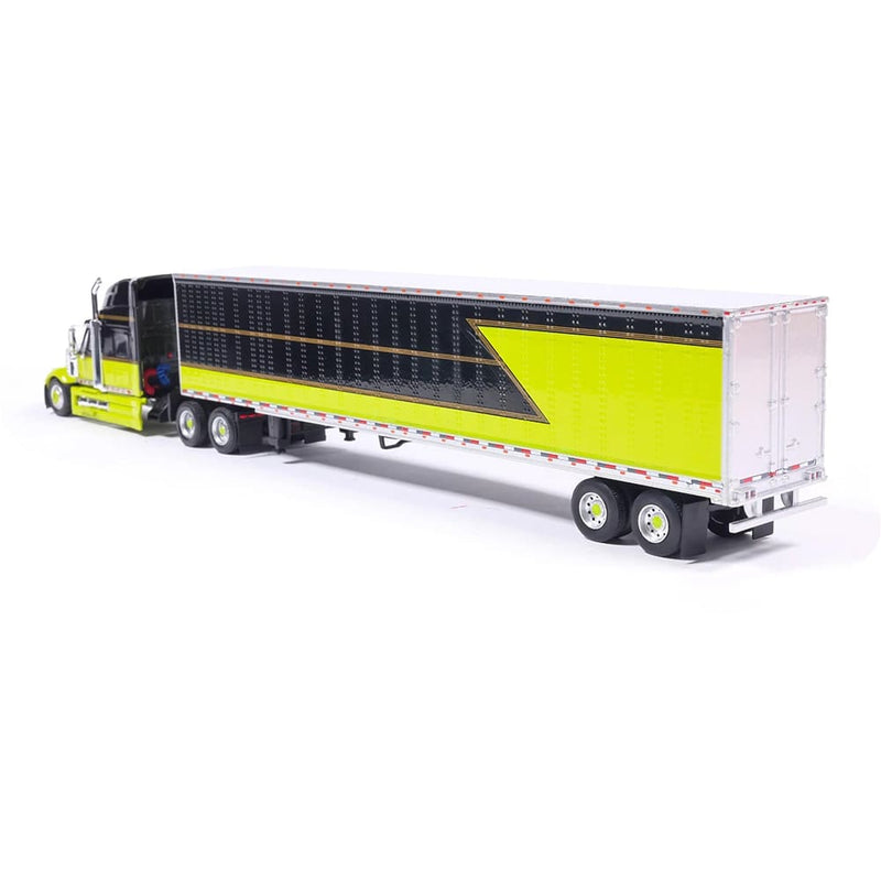 1/64 2010 International Lonestar Semi Truck with Reefer Trailer, Green and Black by IXO Models
