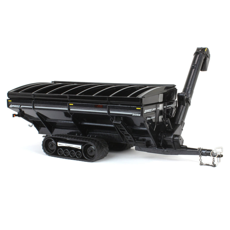 1/64 Brent 2098 Grain Cart with Equalizer Tracks by SpecCast, Metallic Black