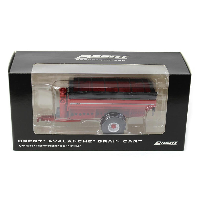 (B&D) 1/64 Brent 1198 Avalanche Grain Cart with Flotation Tires, Red - Damaged Box