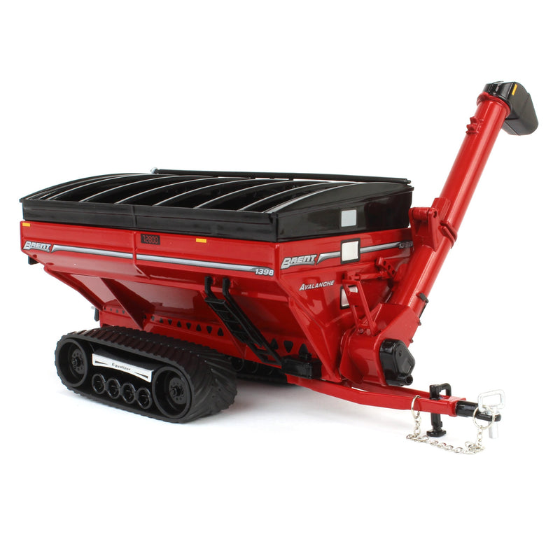 1/64 Brent 1398 Grain Cart with Equalizer Tracks by SpecCast, Red