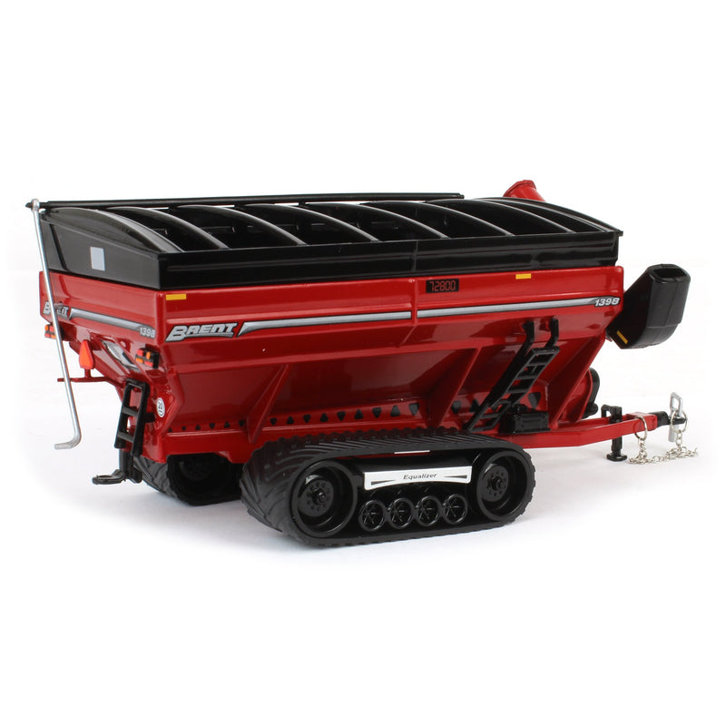 1/64 Brent 1398 Grain Cart with Equalizer Tracks by SpecCast, Red