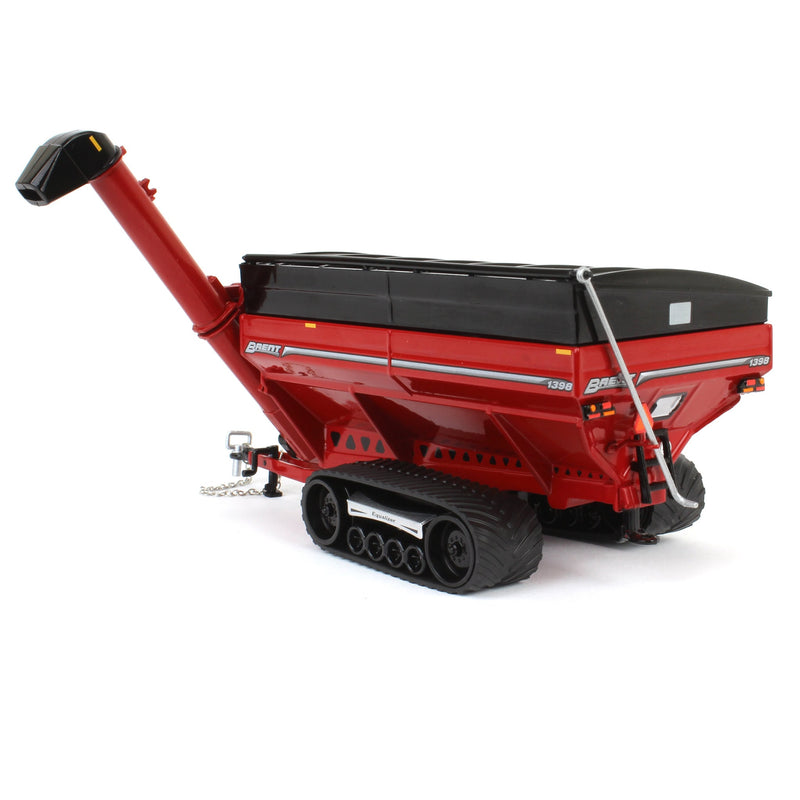 1/64 Brent 1398 Grain Cart with Equalizer Tracks by SpecCast, Red