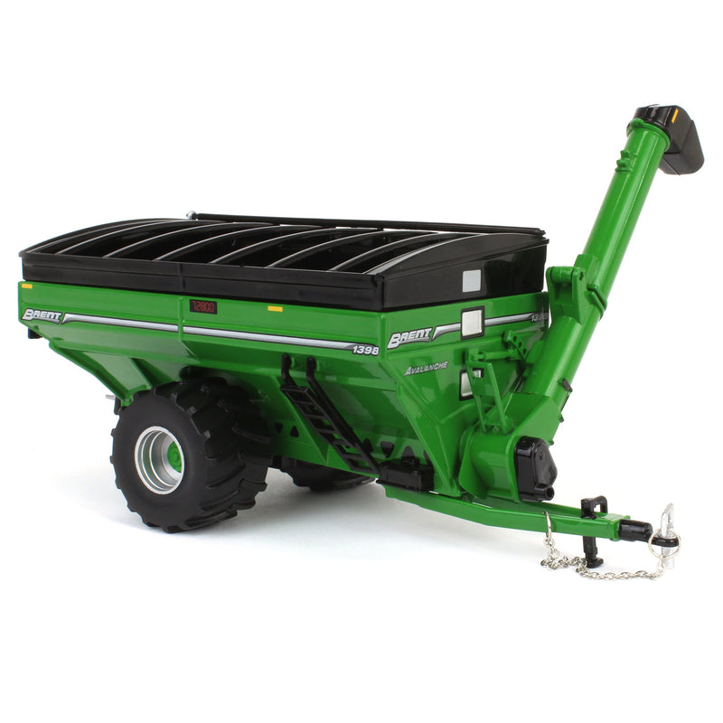 1/64 Brent 1398 Grain Cart with Flotation Tires by SpecCast, Green