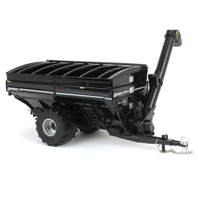 1/64 Brent 1398 Grain Cart with Flotation Tires by SpecCast, Metallic Black