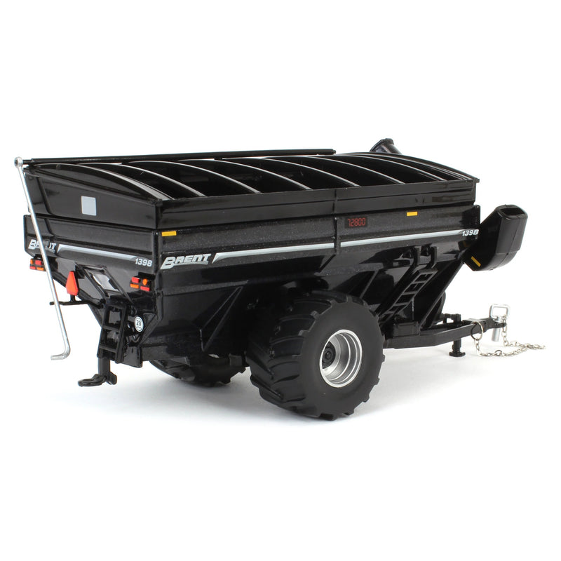 1/64 Brent 1398 Grain Cart with Flotation Tires by SpecCast, Metallic Black