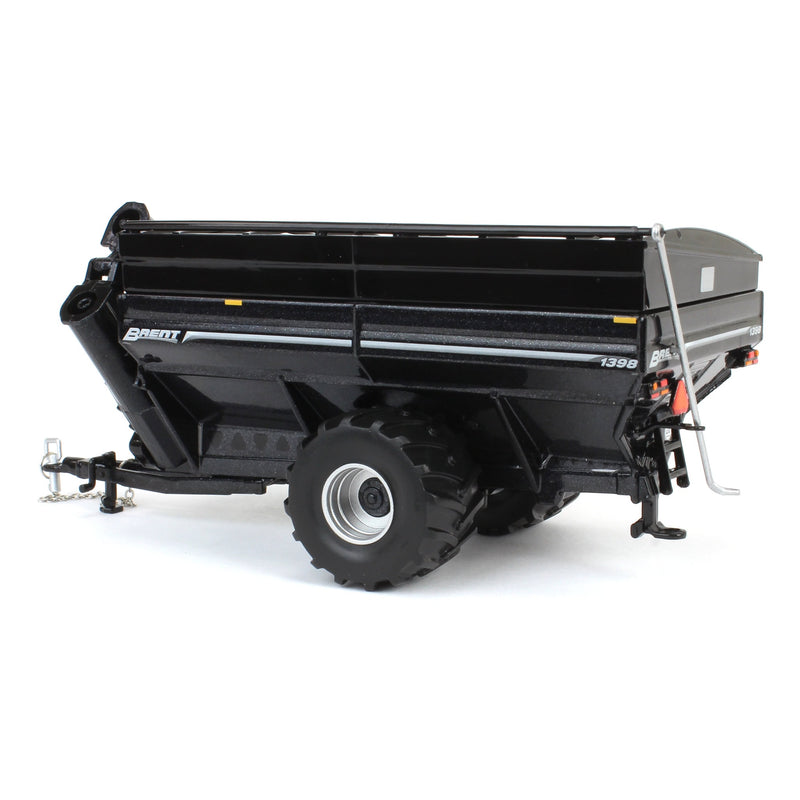 1/64 Brent 1398 Grain Cart with Flotation Tires by SpecCast, Metallic Black