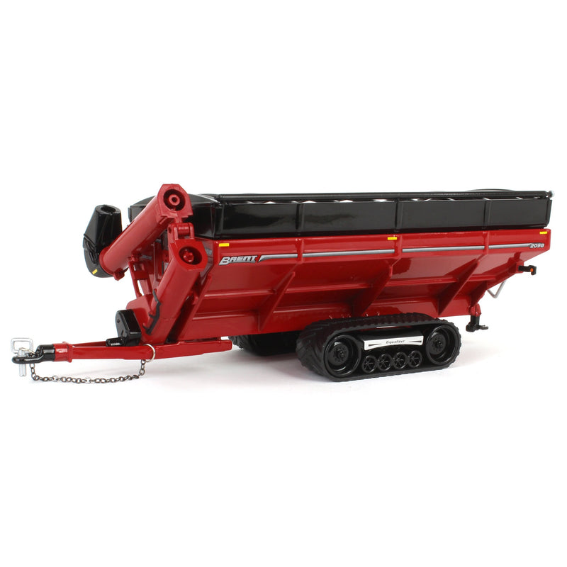 1/64 Brent 2098 Grain Cart with Equalizer Tracks by SpecCast, Red