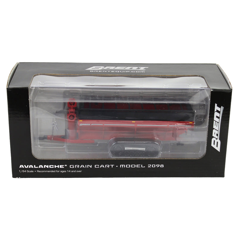 1/64 Brent 2098 Grain Cart with Equalizer Tracks by SpecCast, Red