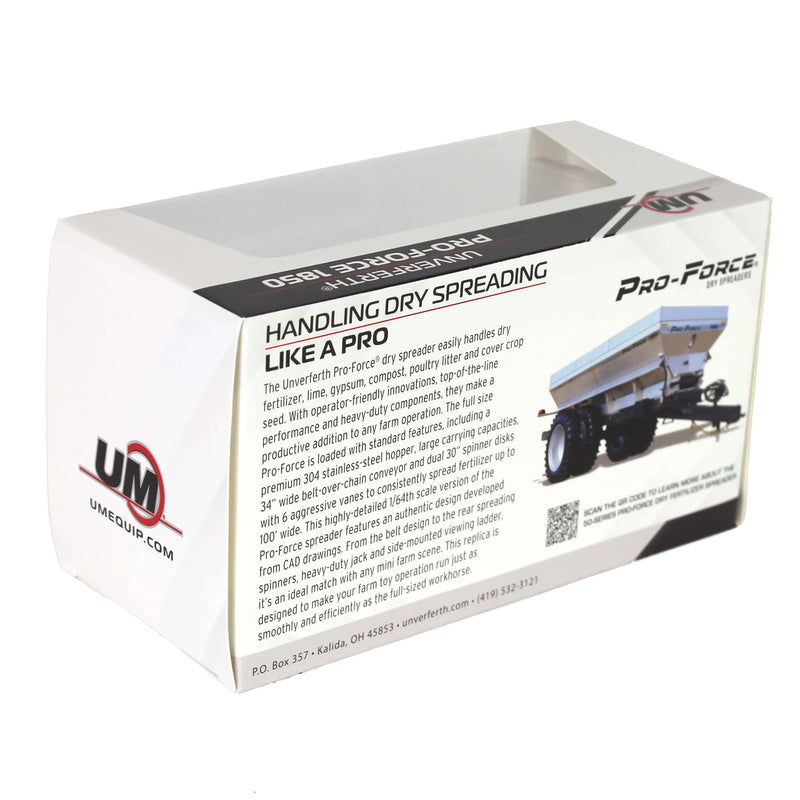 1/64 Unverferth Pro-Force 1850 Dry Fertilizer Applicator with Duals by SpecCast
