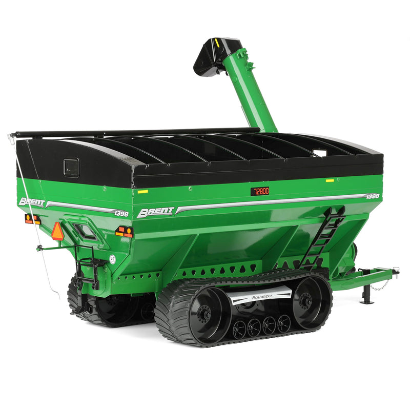 1/16 Brent 1398 Grain Cart with Equalizer Tracks Tires by SpecCast, Green