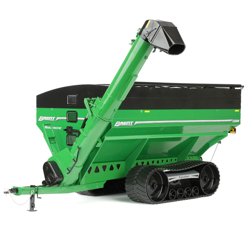 1/16 Brent 1398 Grain Cart with Equalizer Tracks Tires by SpecCast, Green