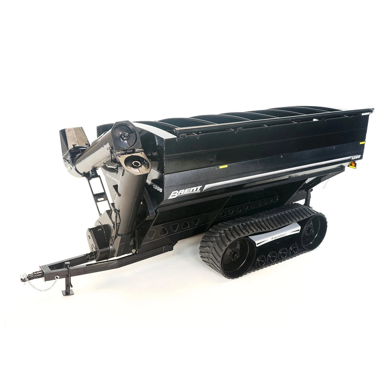 1/16 Brent 1398 Grain Cart with Equalizer Tracks Tires by SpecCast, Metallic Black