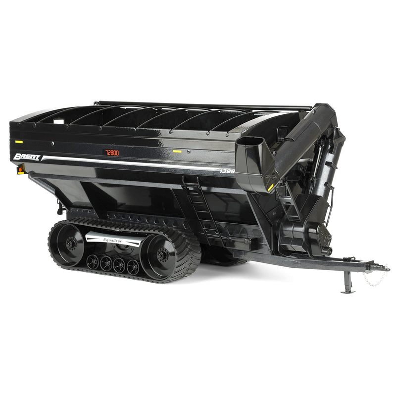 1/16 Brent 1398 Grain Cart with Equalizer Tracks Tires by SpecCast, Metallic Black
