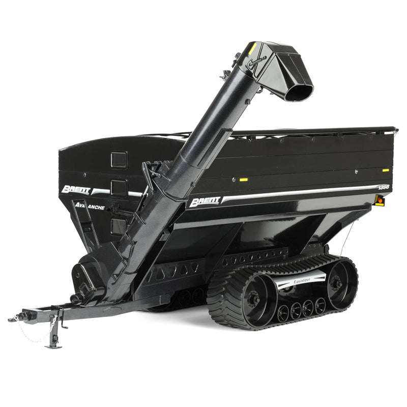 1/16 Brent 1398 Grain Cart with Equalizer Tracks Tires by SpecCast, Metallic Black