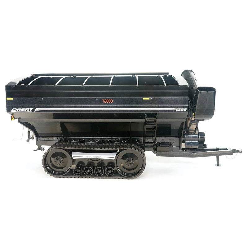 1/16 Brent 1398 Grain Cart with Equalizer Tracks Tires by SpecCast, Metallic Black