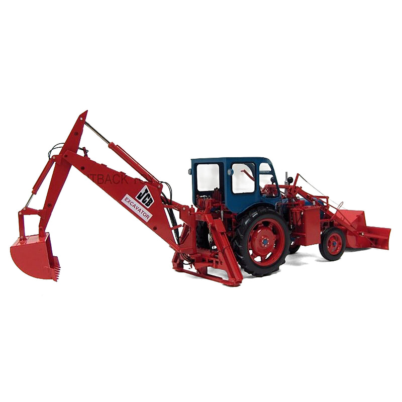 1/16 Fordson Major Tractor with JCB Major Loader and Mk 1 Excavator by Universal Hobbies