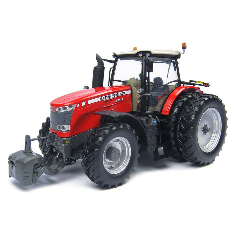 (B&D) 1/32 Massey Ferguson 8737 Tractor with Cab, Rear Duals, & MFD by Universal Hobbies - Damaged Box