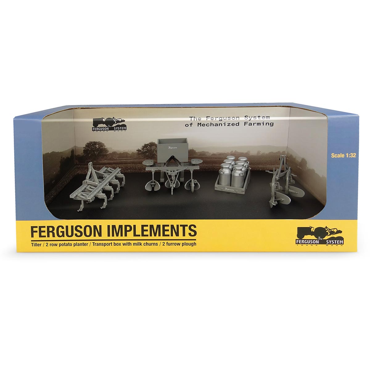 未開封 Universal Hobbies 1/43 5台セット まとめ 1/32 High Detail Ferguson 4 Piece Accessory Set, Includes Tiller
