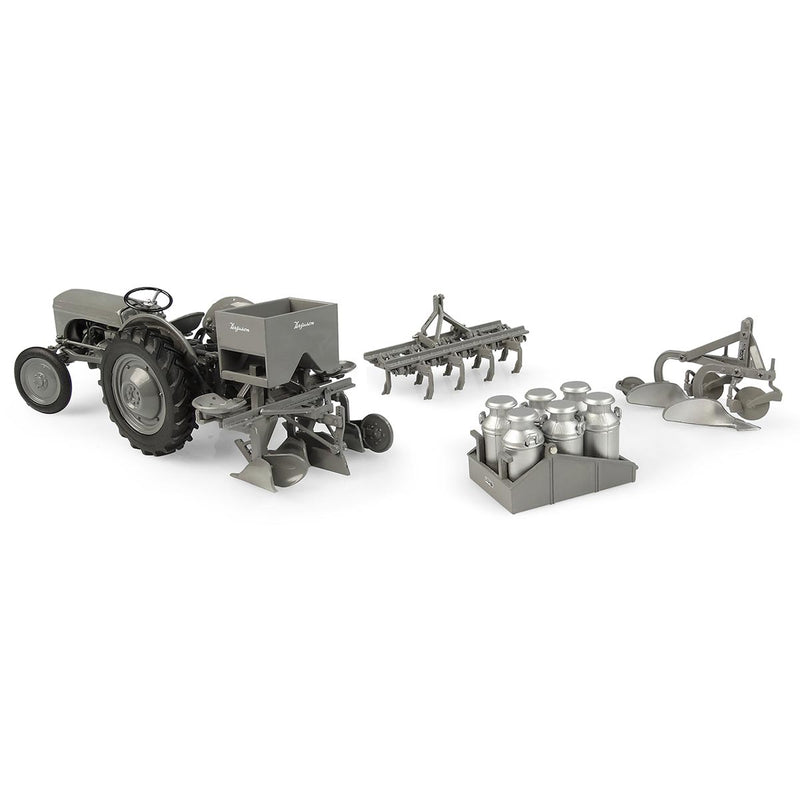 1/32 High Detail Ferguson 4 Piece Accessory Set, Includes Tiller, Planter, Milk Cans/Transporter and Plow