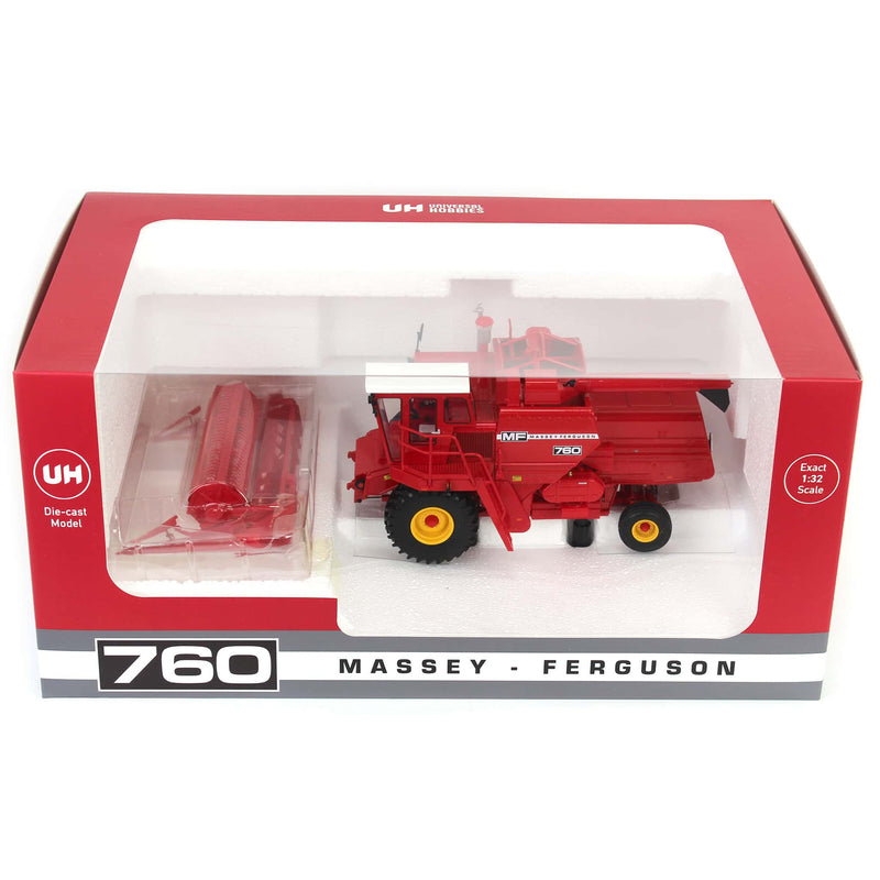 1/32 Massey Ferguson 760 Combine with Grain Head