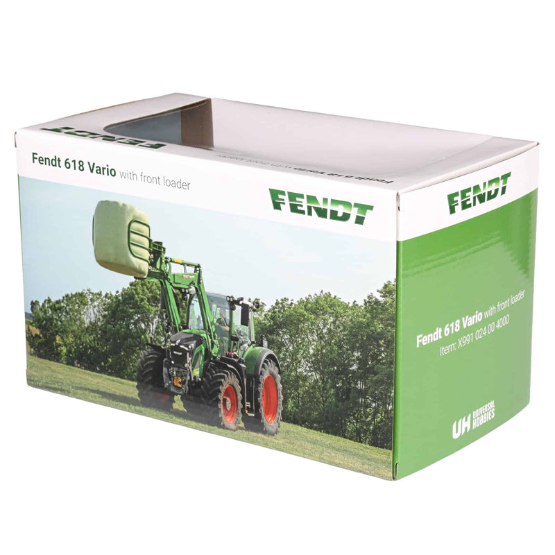 1/32 Fendt 618 Vario Tractor with Cab & Front Loader by Universal Hobbies