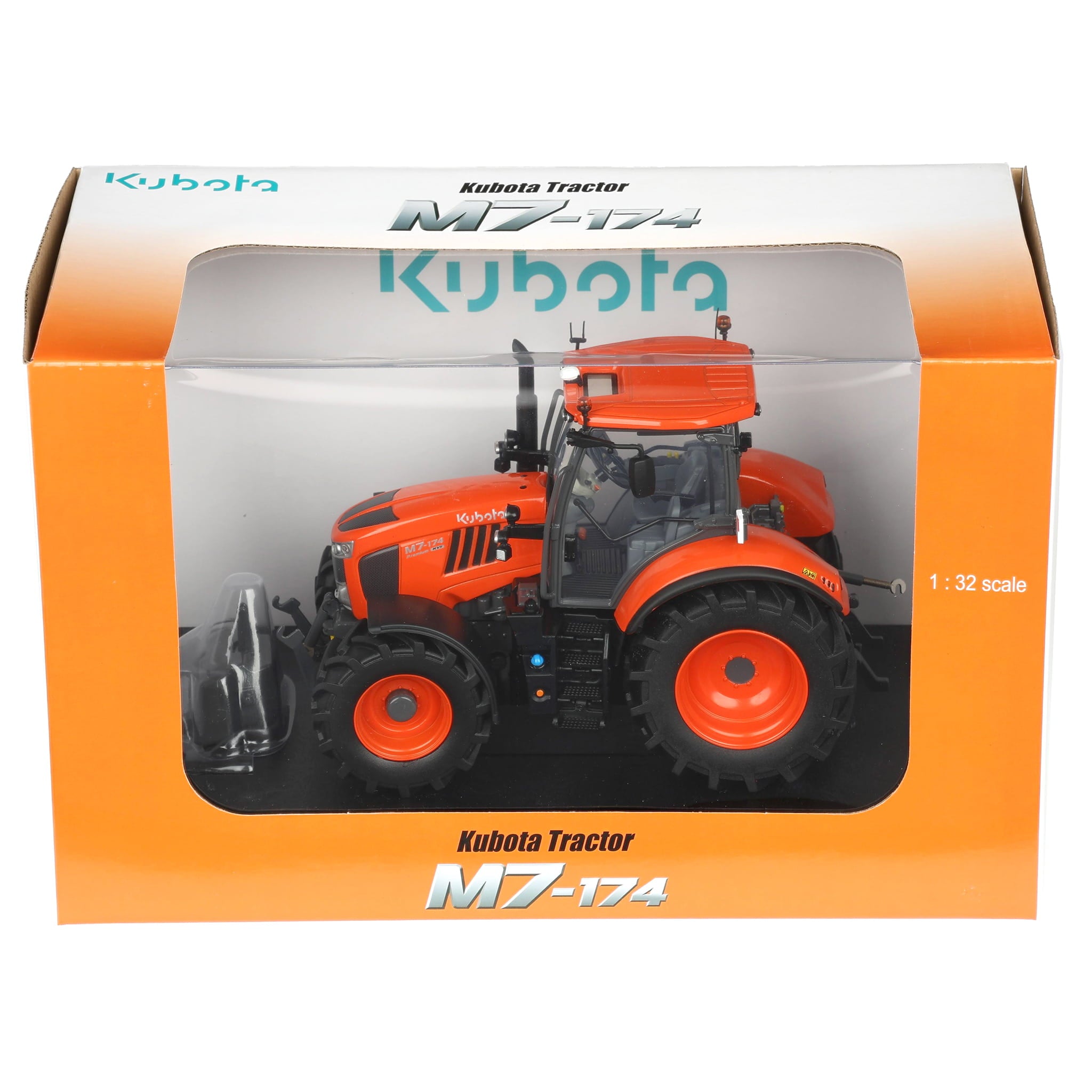 1/32 Kubota M7-174 Tractor with Cab & MFD by Universal Hobbies