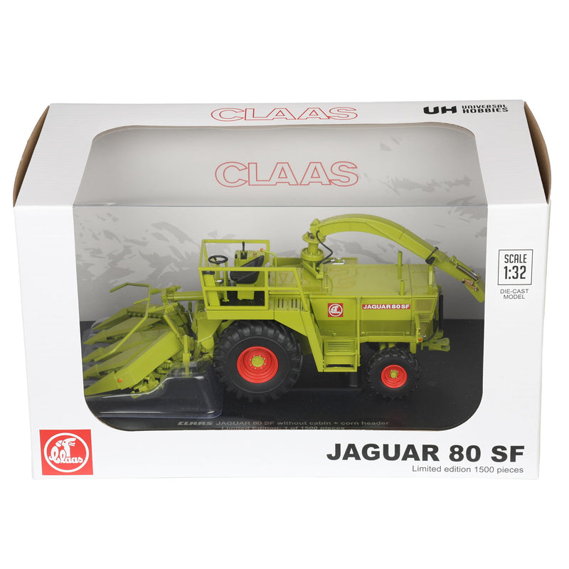 1/32 Claas Jaguar 80 SF Forage Harvester with Corn Head by Universal Hobbies, Limited Edition 1 of 1,500