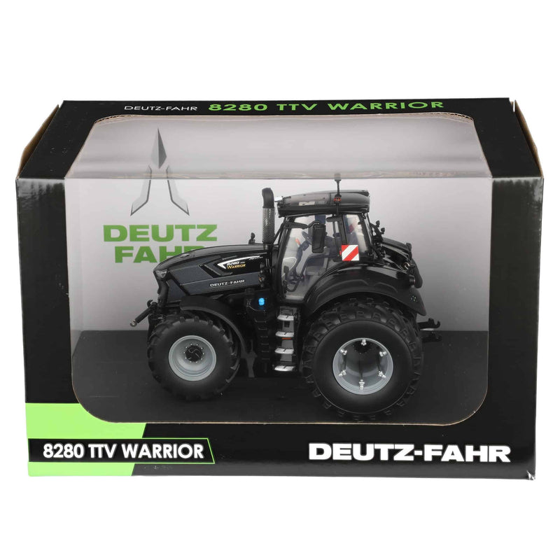 1/32 Deutz Fahr 8280 Black Warrior Tractor with Rear Duals, Limited Edition by Universal Hobbies
