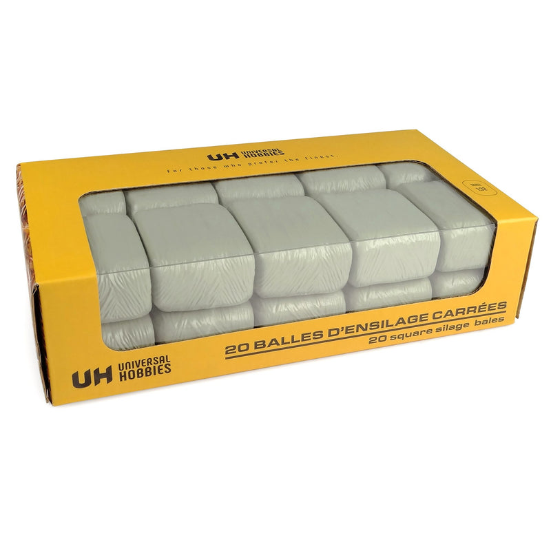 1/32 Green Wrapped Square Silage Bales 20-Pack by Universal Hobbies