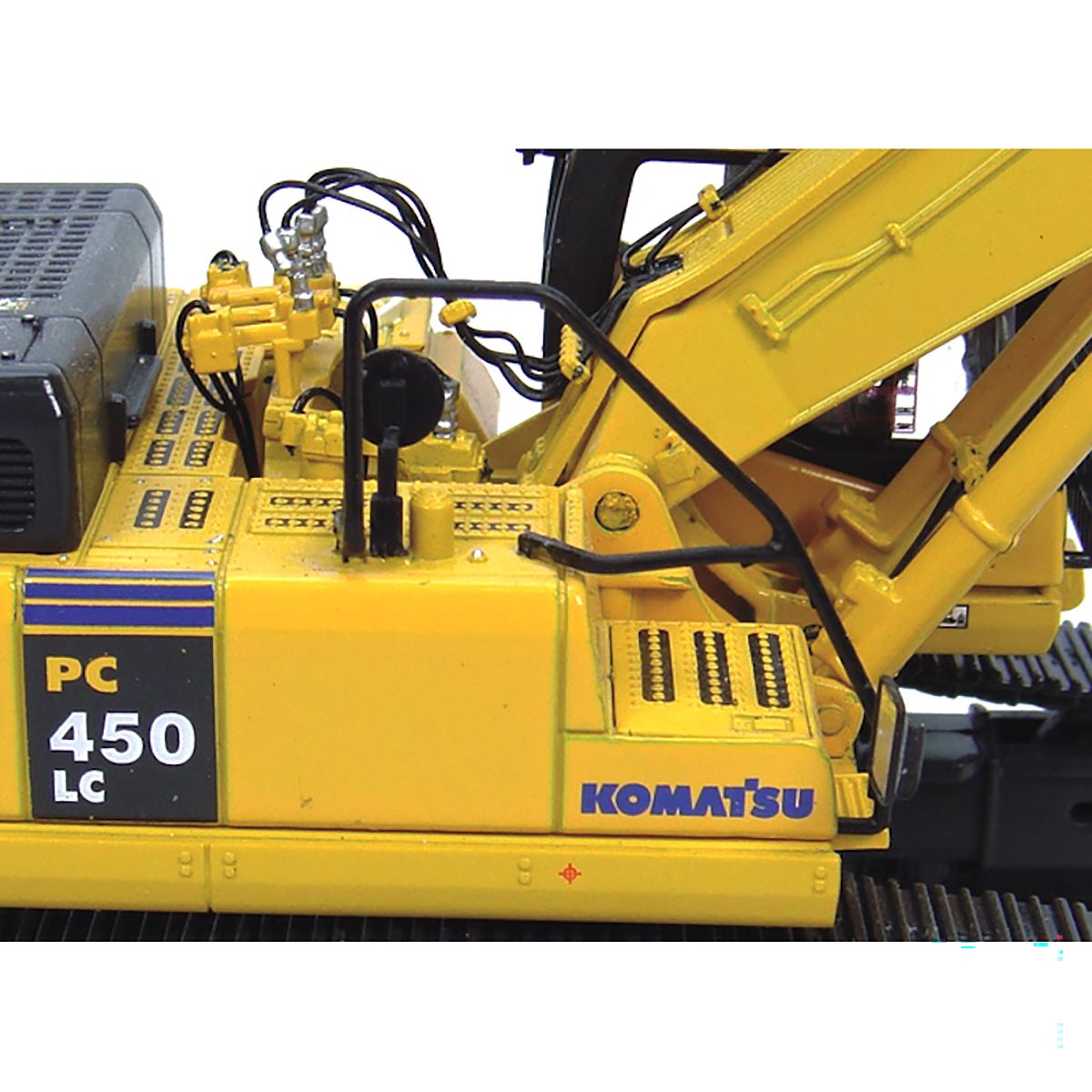 KOMATSU PC450LC ダイキャストモデル 1/50 スケール 1/50 Komatsu PC450LC Excavator with Short Boom & Bucket by