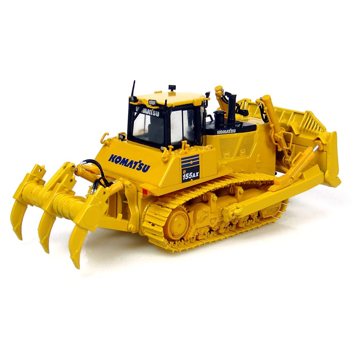 コマツ建機　KOMATSU D155AX-7 1/50　　2セット 1/50 Komatsu D155AX-7 Dozer with Front Blade & Rear Ripper by