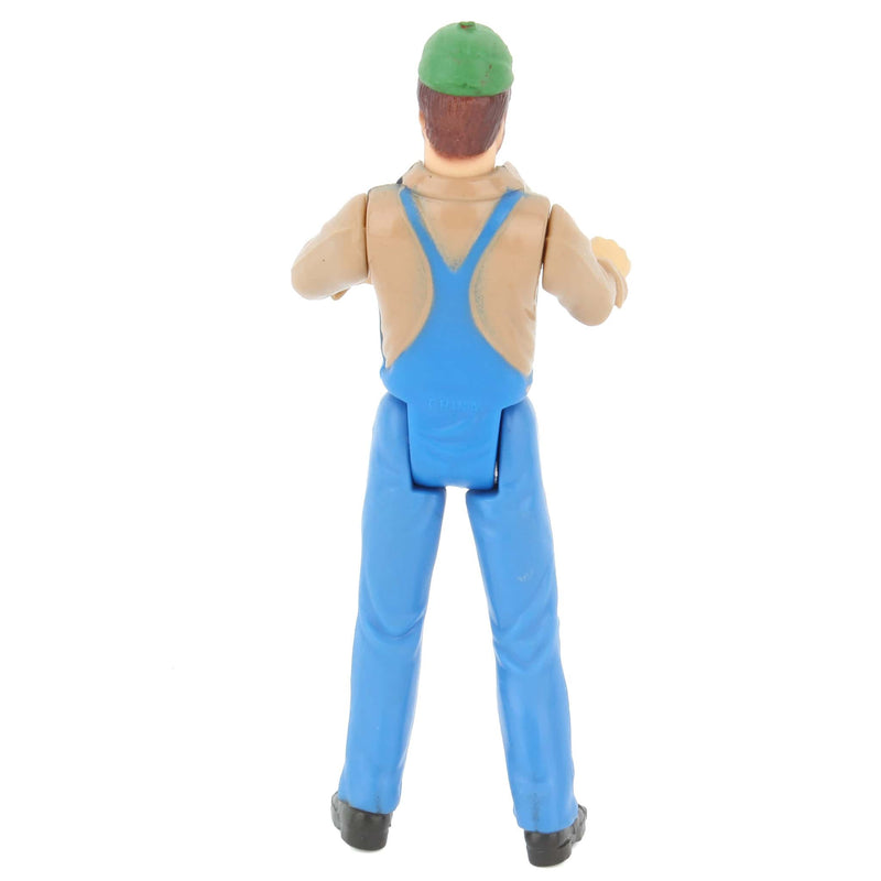 Vintage Uncle Jesse Brown Beard Green Hat Dukes of Hazzard 3.75in Farmer John Action Figure Custom